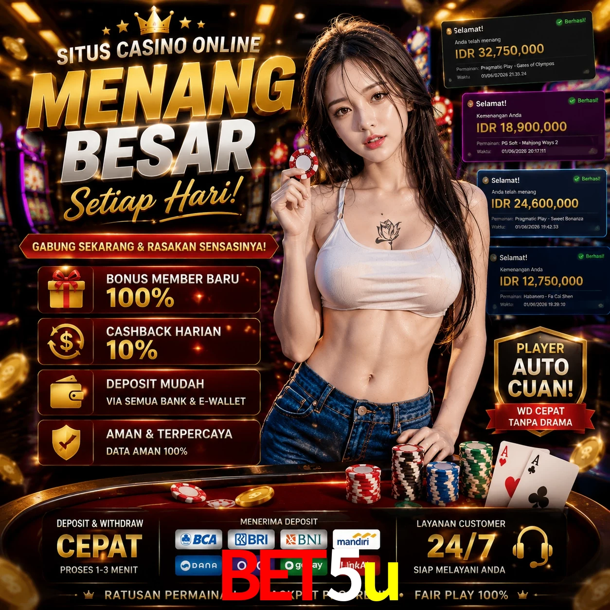 bet5u slots no app